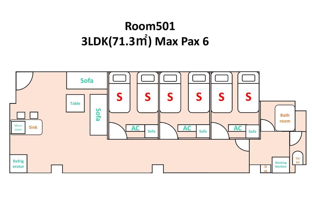 Namba West Saika Apartment Osaka Ngoại thất bức ảnh